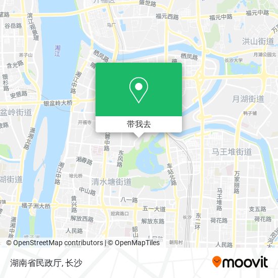 湖南省民政厅地图