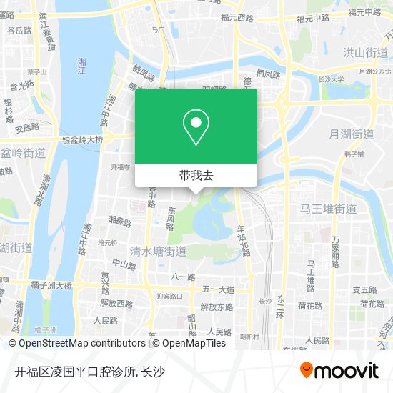 开福区凌国平口腔诊所地图