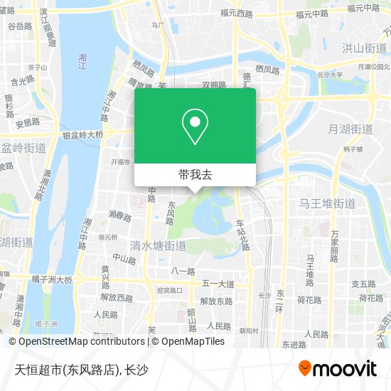 天恒超市(东风路店)地图