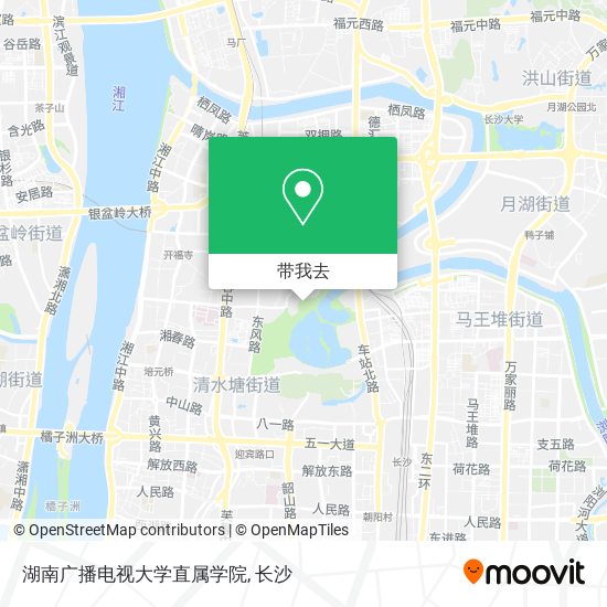 湖南广播电视大学直属学院地图