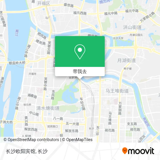 长沙欧阳宾馆地图