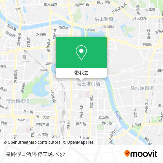 皇爵假日酒店-停车场地图