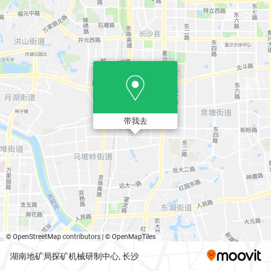 湖南地矿局探矿机械研制中心地图