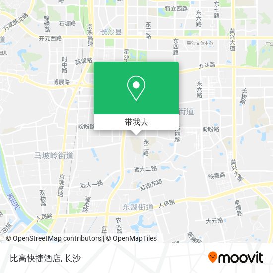 比高快捷酒店地图