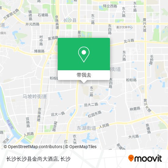 长沙长沙县金尚大酒店地图