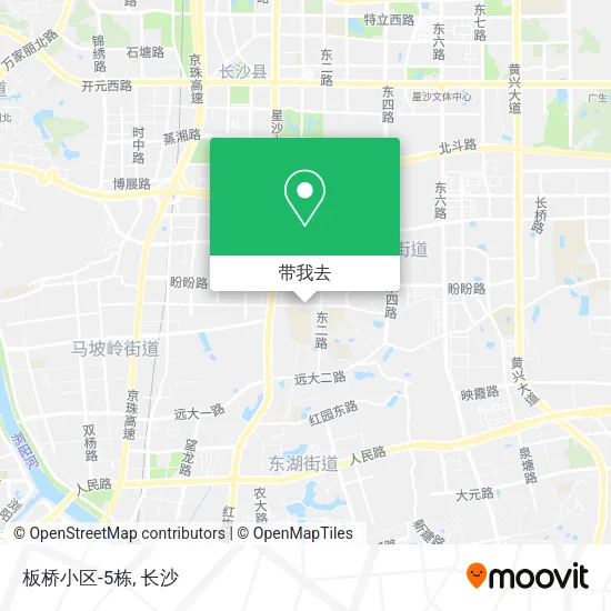 板桥小区-5栋地图