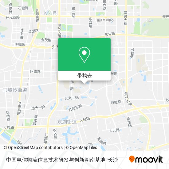 中国电信物流信息技术研发与创新湖南基地地图