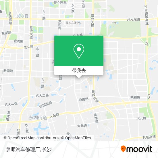 泉顺汽车修理厂地图