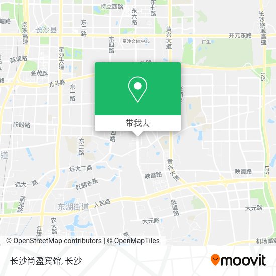 长沙尚盈宾馆地图