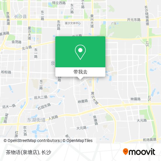 茶物语(泉塘店)地图