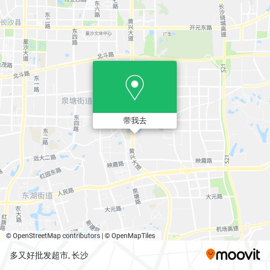 多又好批发超市地图