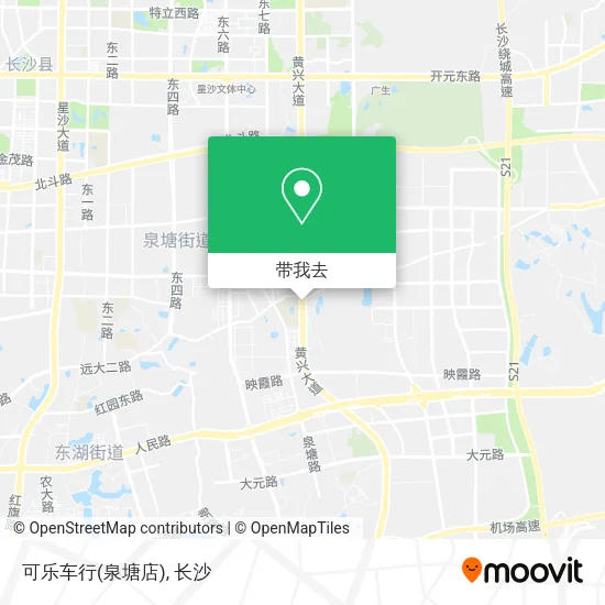 可乐车行(泉塘店)地图