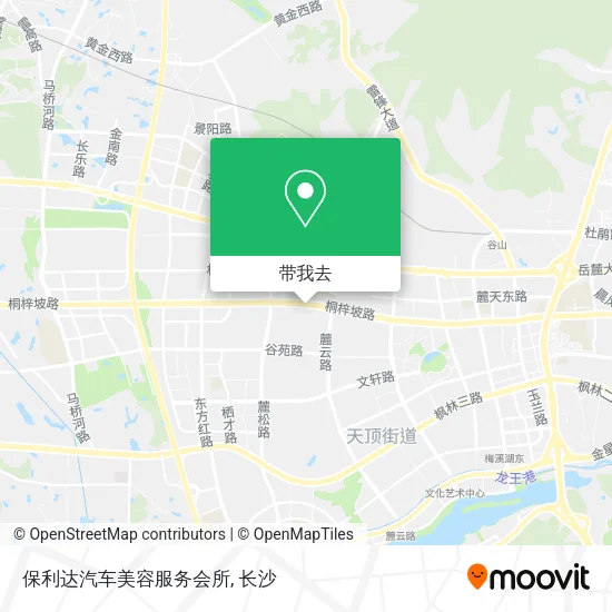 保利达汽车美容服务会所地图