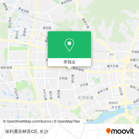 保利麓谷林语C区地图