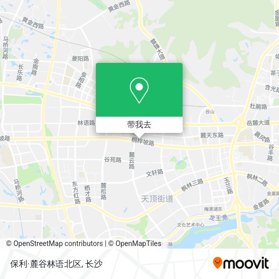 保利·麓谷林语北区地图