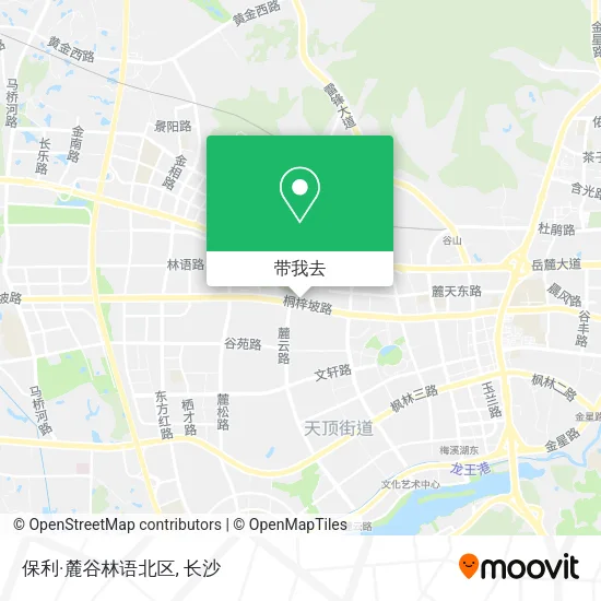 保利·麓谷林语北区地图