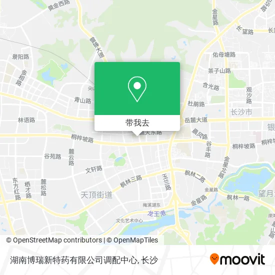 湖南博瑞新特药有限公司调配中心地图