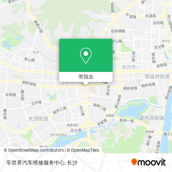 车世界汽车维修服务中心地图
