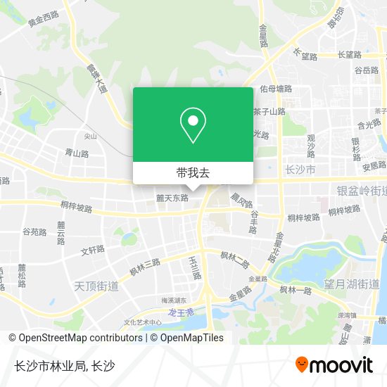 长沙市林业局地图