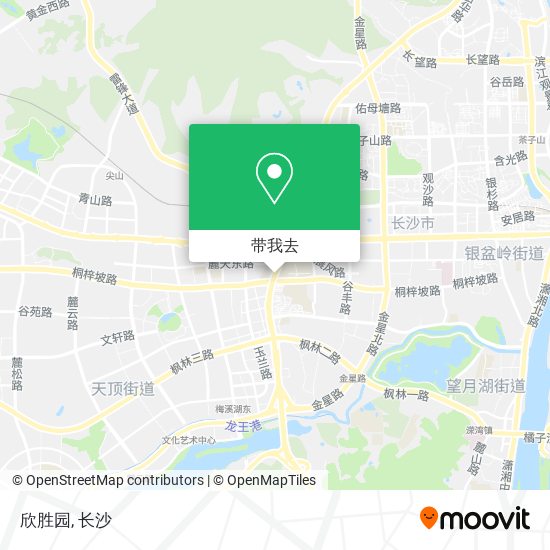 欣胜园地图
