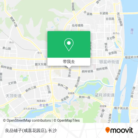 良品铺子(咸嘉花园店)地图