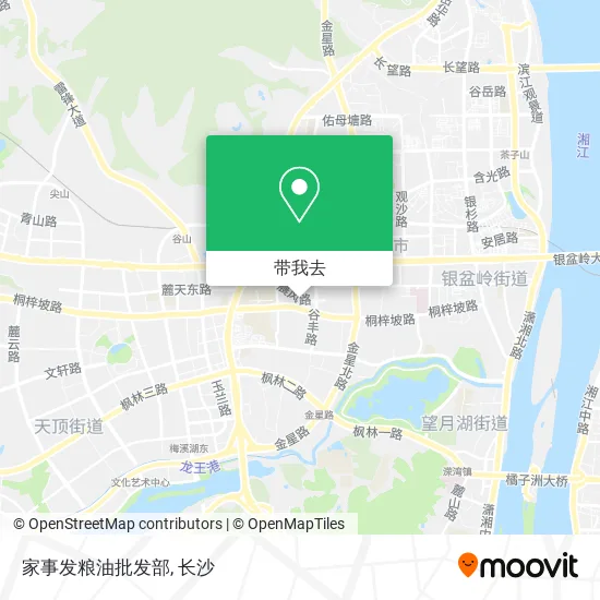 家事发粮油批发部地图