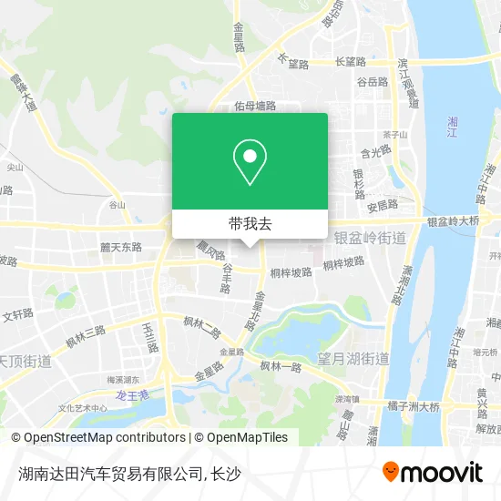 湖南达田汽车贸易有限公司地图