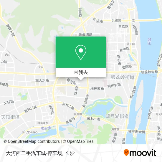 大河西二手汽车城-停车场地图