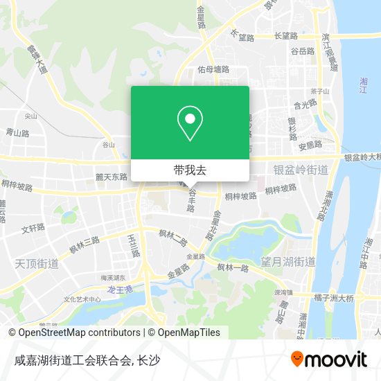 咸嘉湖街道工会联合会地图