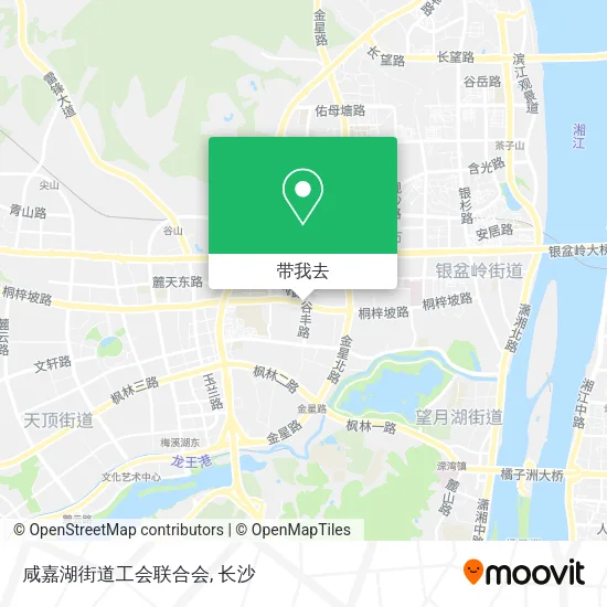 咸嘉湖街道工会联合会地图