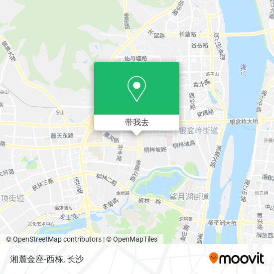 湘麓金座-西栋地图