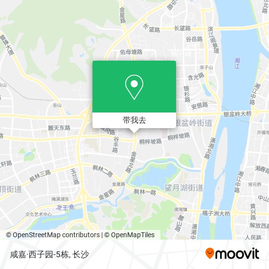 咸嘉·西子园-5栋地图
