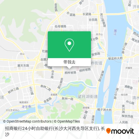 招商银行24小时自助银行(长沙大河西先导区支行)地图