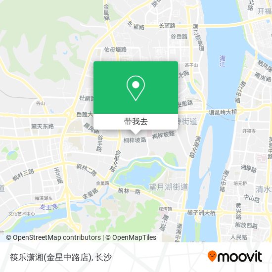 筷乐潇湘(金星中路店)地图