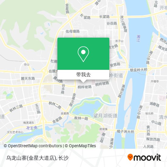 乌龙山寨(金星大道店)地图