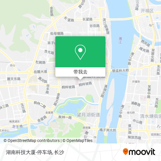 湖南科技大厦-停车场地图