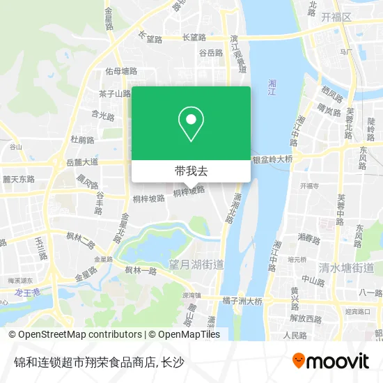 锦和连锁超市翔荣食品商店地图