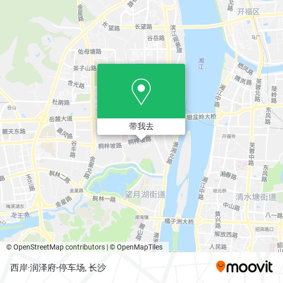 西岸·润泽府-停车场地图
