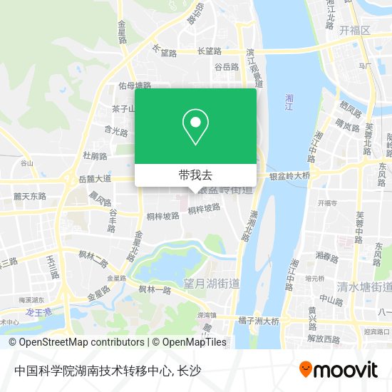中国科学院湖南技术转移中心地图