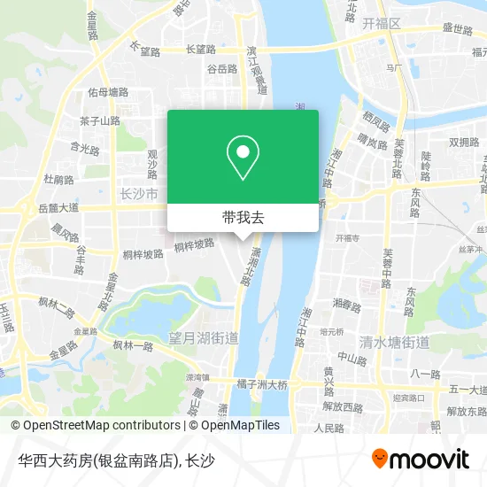 华西大药房(银盆南路店)地图