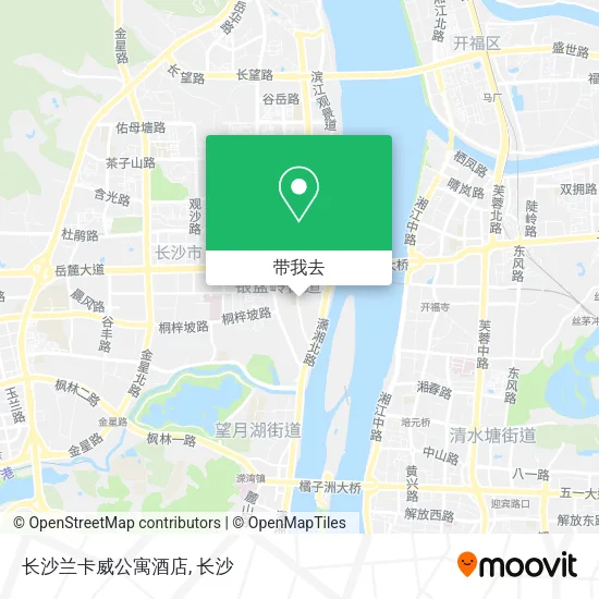 长沙兰卡威公寓酒店地图