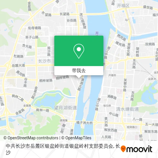 中共长沙市岳麓区银盆岭街道银盆岭村支部委员会地图