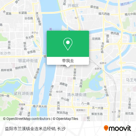 益阳市兰溪镇金连米总经销地图