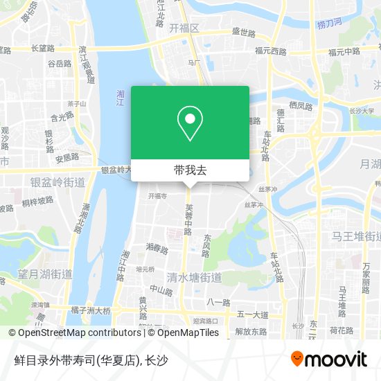 鲜目录外带寿司(华夏店)地图