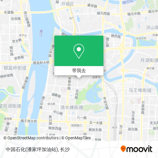 中国石化(潘家坪加油站)地图