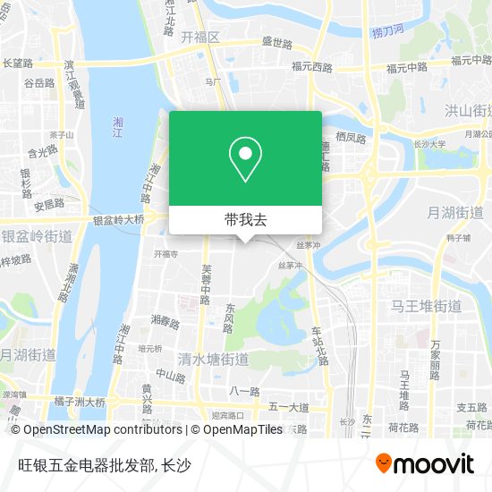 旺银五金电器批发部地图