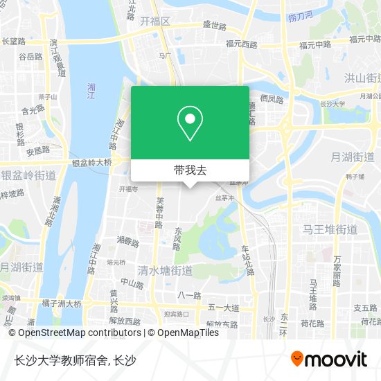 长沙大学教师宿舍地图