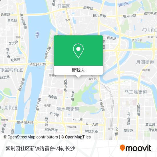 紫荆园社区新铁路宿舍-7栋地图