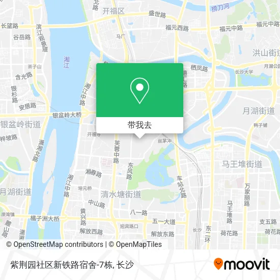 紫荆园社区新铁路宿舍-7栋地图