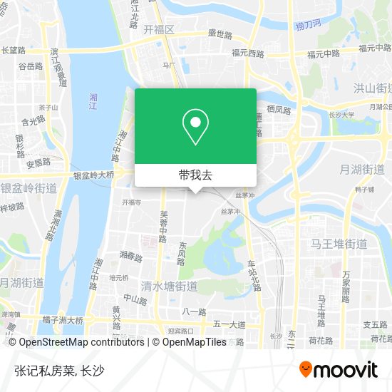 张记私房菜地图